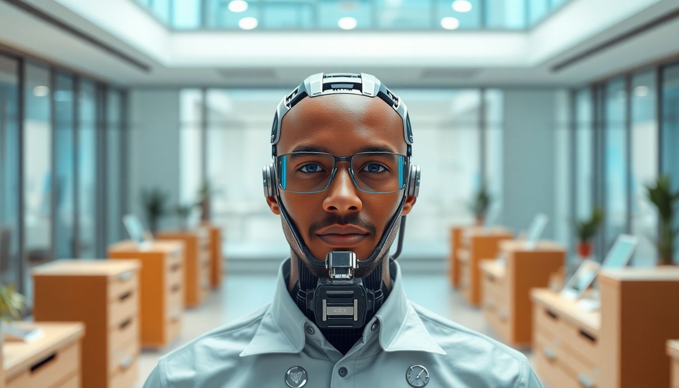 Enterprise AI leader with city view